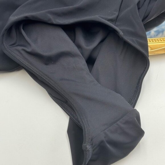 🆕 ZIMMERMANN 🧿 NWOT Ottie High-Neck Draped 1PC Swimsuit, Black - Sz 4 US 10/12 - Picture 14 of 16